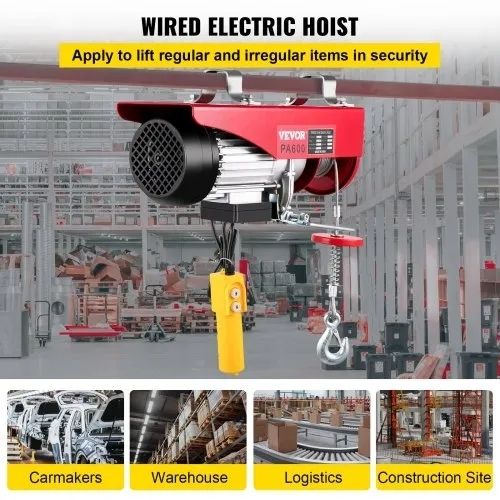 Electric Hoist Scaffold Winch Lifting Crane Scaffolding Garage Gantry