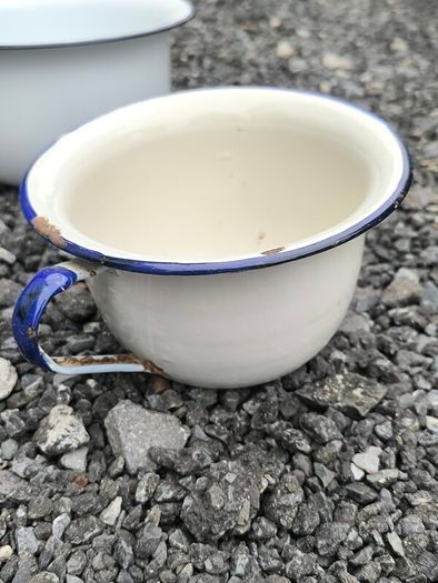 enamel ware  pots