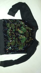 Black Sequined Top