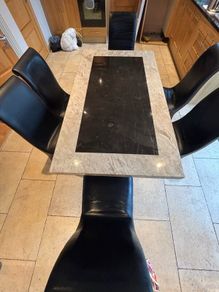 Marble Dining Table & Chairs