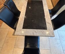 Marble Dining Table & Chairs