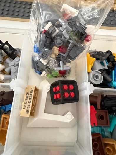 lego parts airplane engine light bricks etc