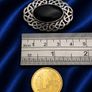 Vintage 925 Sterling Silver & Black Onyx Celtic Knot Brooch, Birmingham 1994 Image 9