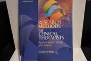 Research Methods for Clinical Therapists: A... by Hicks BA  MA  PhD  P Paperback