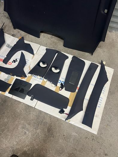 BMW E60 Black Headliner