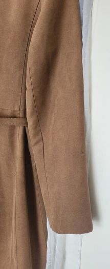 Tan Brown Faux Suede coat from H&M size M 10/12