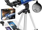 Telescopes for Kids Beginners,70mm Astronomy Refractor Telescope with Adjustable Tripod Portable Scope for Adult Children (FREE POSTAGE)