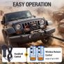 6 tone 12V Electric Winch Synthetic Tow Rope Winch 24M/92FT Lifting Hoist for 4X4 Car Trailer ATV Truck Off Road Boat Image 9
