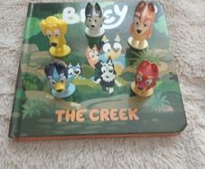 Bluey book and figures