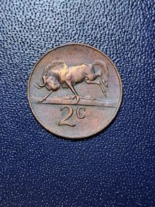 South african 2 cent coin- Legends in Afrikaans