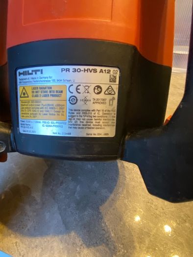 Hilti rotary laser PR30-HVS