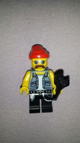 Lego minifigure Motorcycle Mechanic