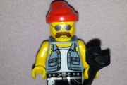 Lego minifigure Motorcycle Mechanic