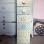 Tall narrow pretty drawers. Knobs that's missing is in the drawers. Image 2