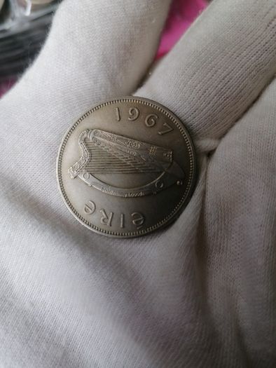 1967 Ireland Half Crown Coin
