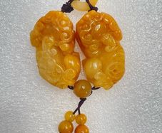 Yellow Jade Necklace