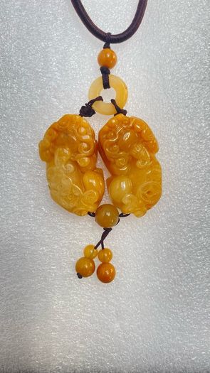 Yellow Jade Necklace