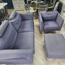 3 Seater & 1 Seater & Footstool Image 4