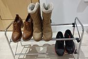 Extendable 2 Tier Shoe Rack