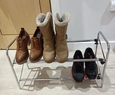 Extendable 2 Tier Shoe Rack