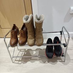 Extendable 2 Tier Shoe Rack
