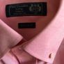 Paul Costelloe Mens Pink Long sleeve cotton shirt size L includes postage Image 2