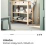 Wooden Island / Trolley (Birch Wood) Image 5