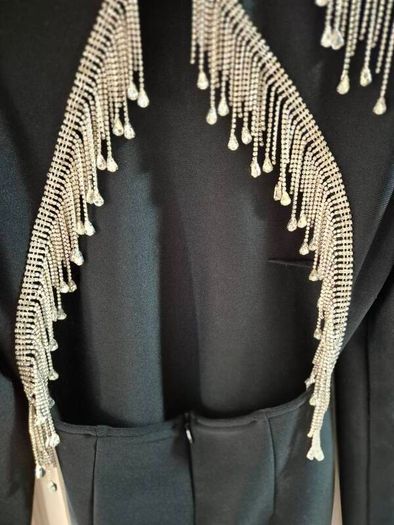 Luxury Dress with silver embelishments
