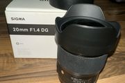 Sigma 20 f1.4 DG HSM ART for Canon