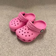 Crocs classic clogs taffy pink size c5/20-21