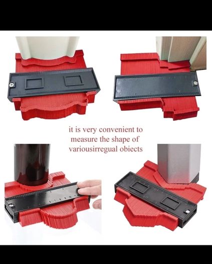 250mm(5inch/10inch) Profile Contour Gauge Irregular Profile Contour Gauge is designed for winding pipes, circular frames, ducts and many objects. Simply press the tooth against the object to match the contour and then track the shape you need. For Irregul