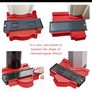 250mm(5inch/10inch) Profile Contour Gauge Irregular Profile Contour Gauge is designed for winding pipes, circular frames, ducts and many objects. Simply press the tooth against the object to match the contour and then track the shape you need. For Irregul Image 4