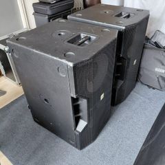 2 x Pyrit 212 Sub A Active Subwoofers
