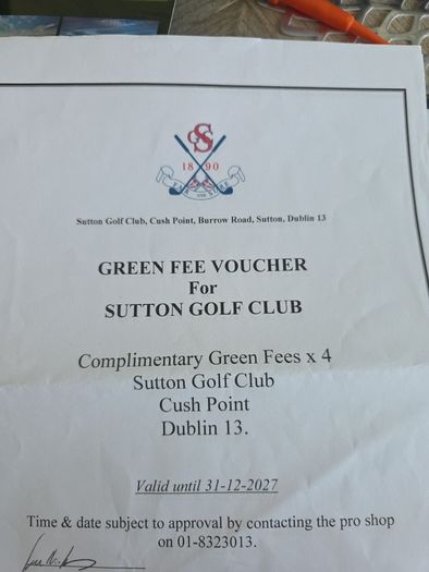 Howth Golf club plus others