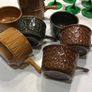 Buy 2 , Get 3rd FREE - Vintage Tams Chestnut Glazed Soup Cups / bowls - set of 2 Image 5