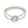Vintage 925 Sterling Silver & Cubic Zirconia Solitaire Ring Image 3