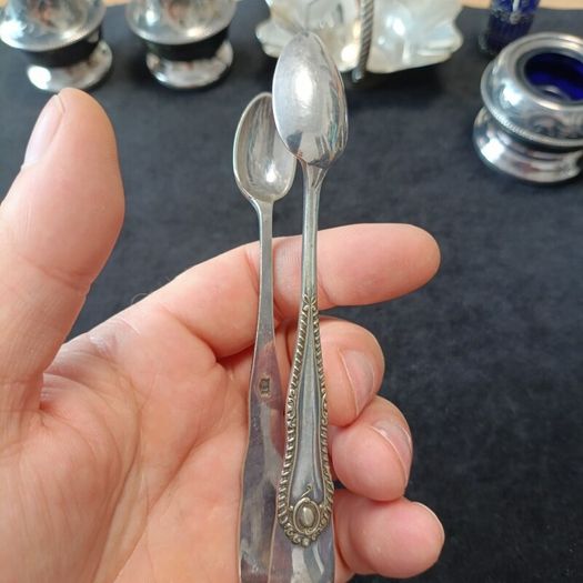 set of old silver-plated items