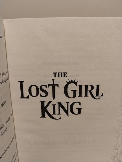 Lost Girl King Story book by Catherine Doyle