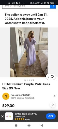 lilac dress