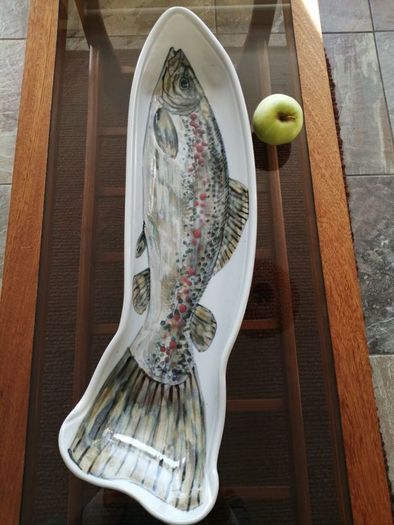 Highland Stoneware Scotland Salmon Dish