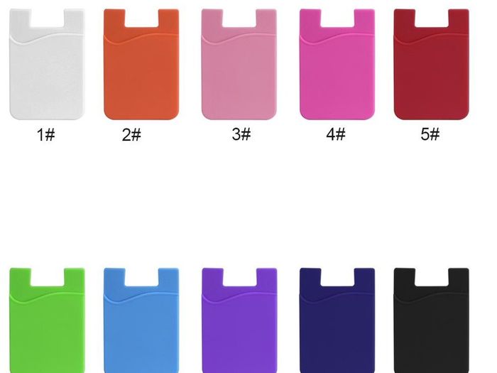 Ultra Slim Self Adhesive Credit Card Holder for Samsung iPhone Nokia