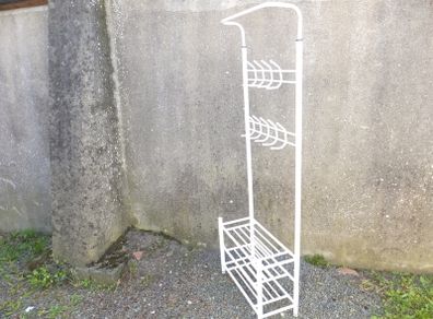 Coat rack stand and shoe rack