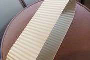 Cream metal home/garden plant container