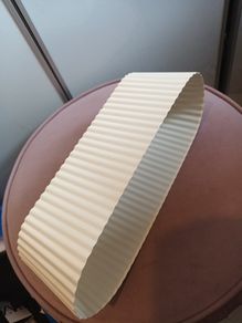 Cream metal home/garden plant container