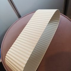 Cream metal home/garden plant container