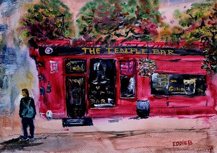 temple bar watercolour