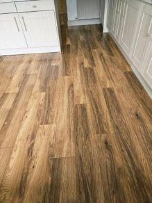 Laminate floor.