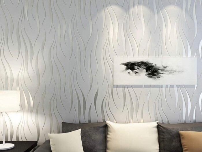 NEW SALE | Wallpaper Modern Minimalist Non-Woven Water Plant Pattern