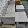 Garden sofa and side table Image 2