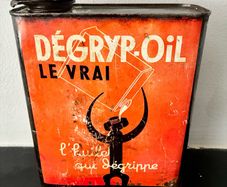Vintage French Oil Can